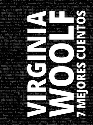 cover image of 7 mejores cuentos de Virginia Woolf